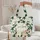 Bunnies Nuzzling Magnolia Blossom Wreath - Personalized Lifestyle Gift Quilted Tote Bag - 5