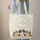 Shih Tzu Puppies Pastel Floral Sprigs Wreath Your Name - Everyday Tote Dog Lover Gift Quilted Tote Bag - 6