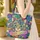 Cat Face Rainbow Swirl Ribbon Your Name Bubble Letters - Everyday Tote Cat Lover Gift For Her Quilted Tote Bag - 4