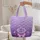 Personalized Name Butterfly Floral Vine Swirls - Nature Lover Gift Everyday Tote Quilted Tote Bag - 5