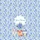 Bluebonnet Flowers Wildflower Wreath Personalized Name - Everyday Floral Gift Quilted Tote Bag - 7