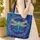 Golden Wing Jeweled Dragonfly Floral Wreath - Personalized Gift for Dragonfly Lover Quilted Tote Bag - 4