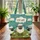 Three Fluffy Wool Sheep Wildflower Field Speech Bubble - Home Decor Gift for Child Quilted Tote Bag - 3
