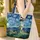 Lighthouse Starry Night Sky - Travel Essentials Gift for Lighthouse Lover Quilted Tote Bag - 4