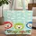 Three Cartoon Sheep Heads Clouds Stars Name Bunting - Everyday Tote for Kids Quilted Tote Bag - 1