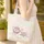 Vintage Ornate Teapot Teacup Lavender Butterfly Personalized Gift Quilted Tote Bag - 4
