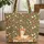 Baby Alpaca Autumn Pumpkins Your Name Scroll - Fall Season Alpaca Lover Gift Quilted Tote Bag - 1