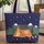 Camping Tent Night Sky Stars - Outdoor Adventure Gift for Campers Quilted Tote Bag - 1