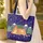 Camping Tent Night Sky Stars - Outdoor Adventure Gift for Campers Quilted Tote Bag - 4