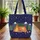Camping Tent Night Sky Stars - Outdoor Adventure Gift for Campers Quilted Tote Bag - 3