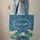 Baby Sea Turtles Underwater Ocean Bubbles Coral Wreath - Ocean Life Gift for Sea Turtle Lover Quilted Tote Bag - 6