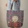 Folk Art Books Floral Vines Custom Name - Book Lover Everyday Gift Quilted Tote Bag - 6