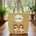 Jesus with Lamb Wildflower Sprigs Leafy Garland Wreath - Everyday Faith Gift Quilted Tote Bag - 3