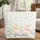 Two Nuzzling Bunnies Wildflower Forget-Me-Not - Everyday Tote for Bunny Lover Quilted Tote Bag - 1