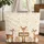 Deer Berries Autumn Leaves Rustic Sign - Fall Decor Personalized Gift Quilted Tote Bag - 1