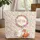 Bunny Fox Wildflower Floral Wreath Name - Nature Lover Everyday Tote Quilted Tote Bag - 1