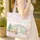 Retro Camper Your Name Pine Tree Roses - Travel Essentials Gift for Camper Lover Quilted Tote Bag - 4