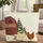 Chickens Rustic Barn Snowy Name Sign on Snowy Path with Evergreen Sprigs - Winter Holiday Gift Quilted Tote Bag - 1