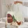 Chickens Rustic Barn Snowy Name Sign on Snowy Path with Evergreen Sprigs - Winter Holiday Gift Quilted Tote Bag - 5