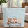 Bear Fox Bunny Animals Vintage Name Plaque - Child Room Decor Gift Quilted Tote Bag - 1