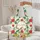 Tropical Finch Plumeria Hibiscus Floral Wreath - Nature Lover Gift Quilted Tote Bag - 5