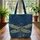 Swirling Organic Botanical Dragonfly Your Name Ribbon - Wildlife Lover Gift Quilted Tote Bag - 3
