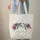 Hummingbirds Hibiscus Floral Sprigs Wreath Brown Branch - Bird Lover Gift Quilted Tote Bag - 6