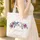 Hummingbirds Hibiscus Floral Sprigs Wreath Brown Branch - Bird Lover Gift Quilted Tote Bag - 4