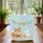 Baby Fox Bunny Beach Play Toys Bunting Ocean Waves Seashells - Summer Vacation Gift Quilted Tote Bag - 3