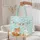 Baby Fox Bunny Beach Play Toys Bunting Ocean Waves Seashells - Summer Vacation Gift Quilted Tote Bag - 5