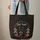 Black Cat Gothic Roses Crosses - Distinctive Gothic Everyday Carry Gift for Cat Lover Quilted Tote Bag - 6
