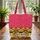 Fierce Tiger Busts Jungle Leaves Personalized Plaque - Wildlife Lover Gift Quilted Tote Bag - 3