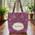 Personalized Name Ornate Medallion Indian Paisley Floral - Custom Gift for Her Quilted Tote Bag - 3