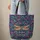 Personalized Dragonfly Wildflower Floral Wreath - Nature Lover Gift Quilted Tote Bag - 6
