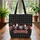 Folk Art Chickens Farmhouse Polka Dot - Everyday Tote for Chicken Lover Quilted Tote Bag - 3