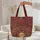 Personalized Ornate Indian Botanical Paisley - Boho Lifestyle Travel Gift Quilted Tote Bag - 5