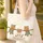Storybook Kittens Rope Climb Personalized Name Scroll - Cat Lover Gift Quilted Tote Bag - 4