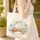 Floral Teacup Vintage Books Hydrangea Lavender - Tea Lover Gift Quilted Tote Bag - 4