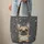 French Bulldog Trailing Floral Leaves Oval Plaque - Farmhouse Home Decor Dog Lover Gift Quilted Tote Bag - 6