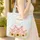 Farm Baby Pigs Sunflowers Swirling Floral Vines Leaves Floral Wreath Everyday Carryall Pig Lover Gift Quilted Tote Bag - 4