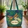 Ornate Dragonfly Plumeria Tropical Leaf - Wildlife Lover Everyday Gift Quilted Tote Bag - 3