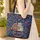 Wildflower Butterfly Vintage Books Teacup - Home Decor Gift for Book Lover Quilted Tote Bag - 4