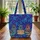 Chickens Eyeglasses Wooden Sign Botanical Paisley - Farmhouse Decor Chicken Lover Gift Quilted Tote Bag - 3