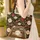 Vintage Roses Ornate Stacked Books - Book Lover Everyday Tote Quilted Tote Bag - 4