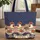 Folk Art Roosters Stars Stripes Storybook Name - Farmhouse Home Decor Gift Quilted Tote Bag - 1