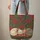 Sleeping Cats Poinsettia Holly Berries Monoline Cursive Christmas Gift for Cat Lover Quilted Tote Bag - 6
