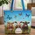 Calves Wildflower Meadow Blue Sky Butterflies - Farmhouse Decor Cow Lover Gift Quilted Tote Bag - 1