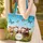 Calves Wildflower Meadow Blue Sky Butterflies - Farmhouse Decor Cow Lover Gift Quilted Tote Bag - 4