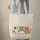 Three Cats Paw Print Fishbone - Cat Lover Home Decor Gift Quilted Tote Bag - 6