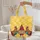 Patchwork Roosters Wooden Name Sign - Farmhouse Kitchen Decor Gift for Chicken & Rooster Lovers Quilted Tote Bag - 5